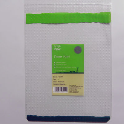 کیسه های سوراخ دار FDA میکرو ، کیسه های پلاستیکی شفاف 0.4 میلی متری خود آب بندی
